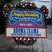 bunga-papan-wedding-005 - Toko Bunga Tuban, florist Tuban, bunga papan Tuban, karangan bunga Tuban, online 24 jam, bunga ucapan benner digital Tuban