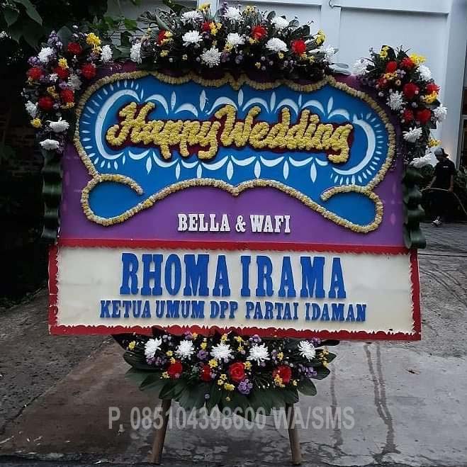 bunga-papan-wedding-005 - Toko Bunga Tuban, florist Tuban, bunga papan Tuban, karangan bunga Tuban, online 24 jam, bunga ucapan benner digital Tuban