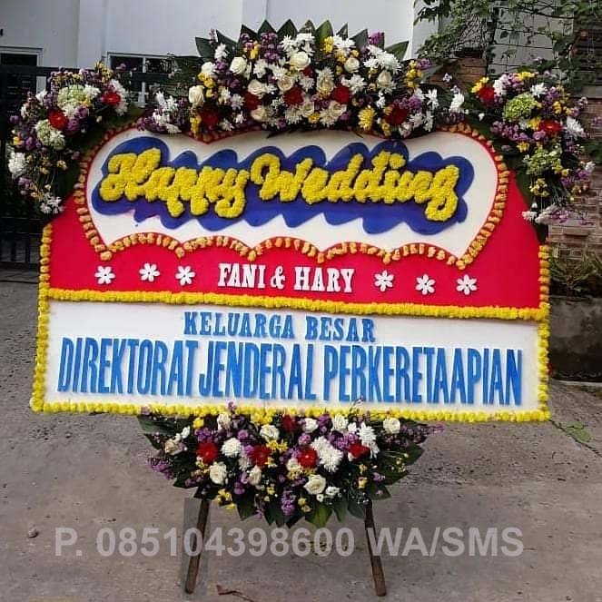 bunga-papan-wedding-007 - Toko Bunga Tuban, florist Tuban, bunga papan Tuban, karangan bunga Tuban, online 24 jam, bunga ucapan benner digital Tuban
